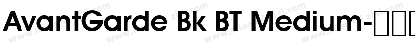 AvantGarde Bk BT Medium字体转换